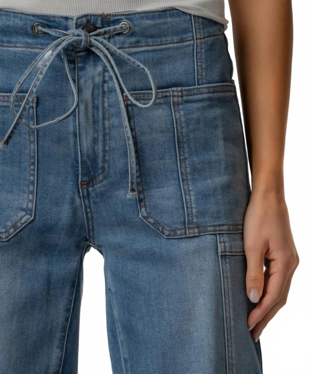 NEW KUT FROM THE KLOTH ashton slouchy barrel pants in budgeted - Picture 5 of 8